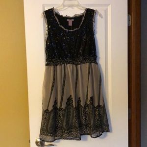 NWT Black sequin dress